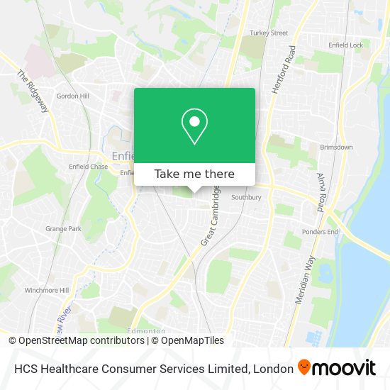 HCS Healthcare Consumer Services Limited map