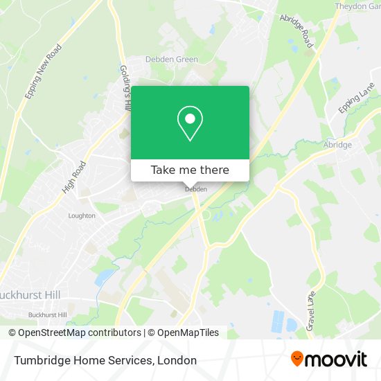 Tumbridge Home Services map