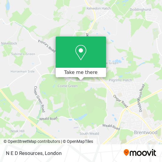 N E D Resources map