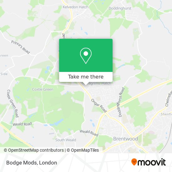 Bodge Mods map