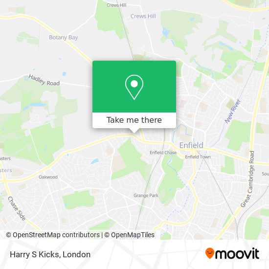 Harry S Kicks map