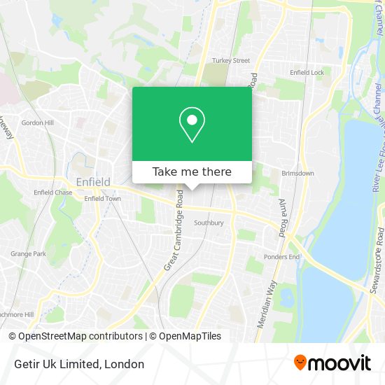 Getir Uk Limited map