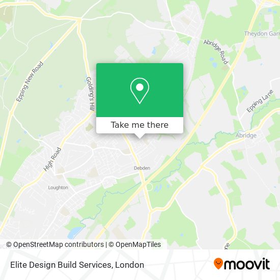 Elite Design Build Services map