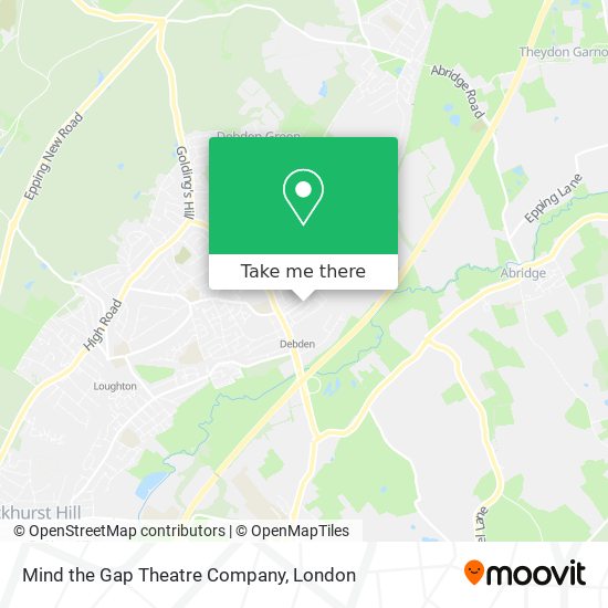 Mind the Gap Theatre Company map