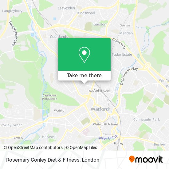 Rosemary Conley Diet & Fitness map