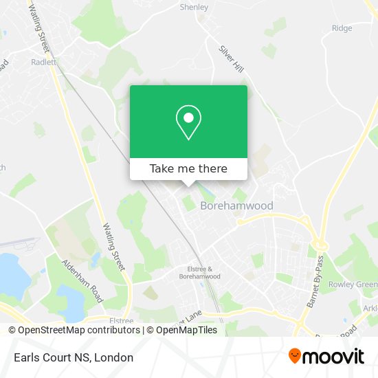 Earls Court NS map