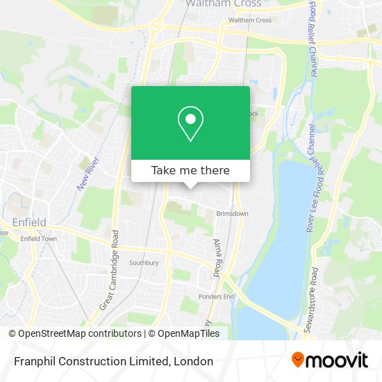 Franphil Construction Limited map