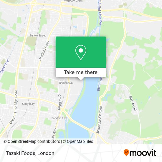 Tazaki Foods map