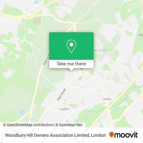 Woodbury Hill Owners Association Limited map