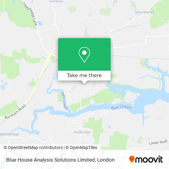 Blue House Analysis Solutions Limited map
