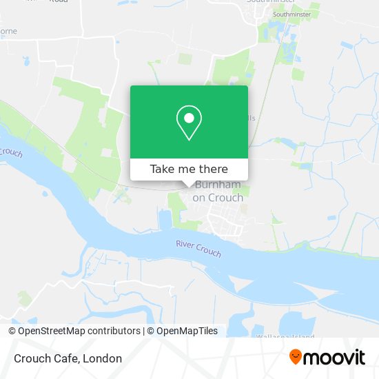 Crouch Cafe map