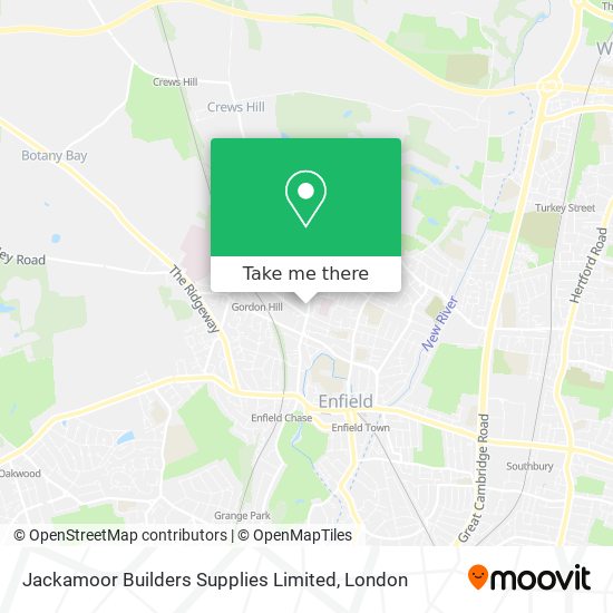 Jackamoor Builders Supplies Limited map
