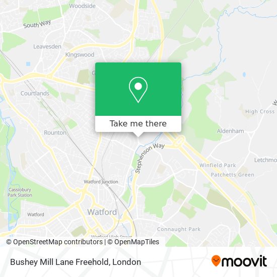 Bushey Mill Lane Freehold map