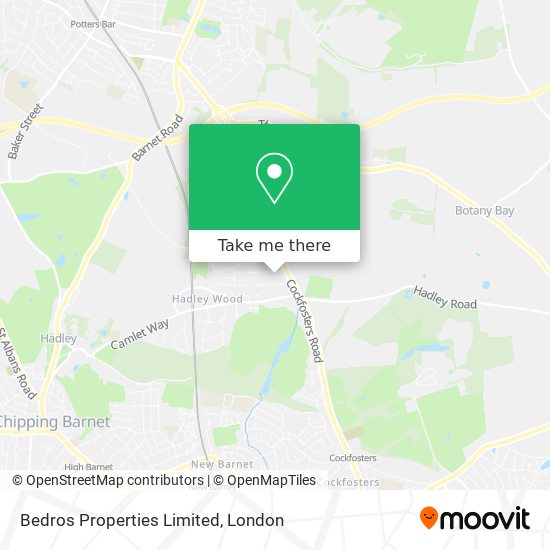 Bedros Properties Limited map
