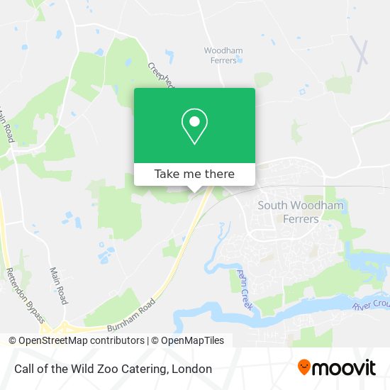 Call of the Wild Zoo Catering map