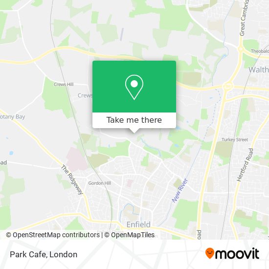 Park Cafe map