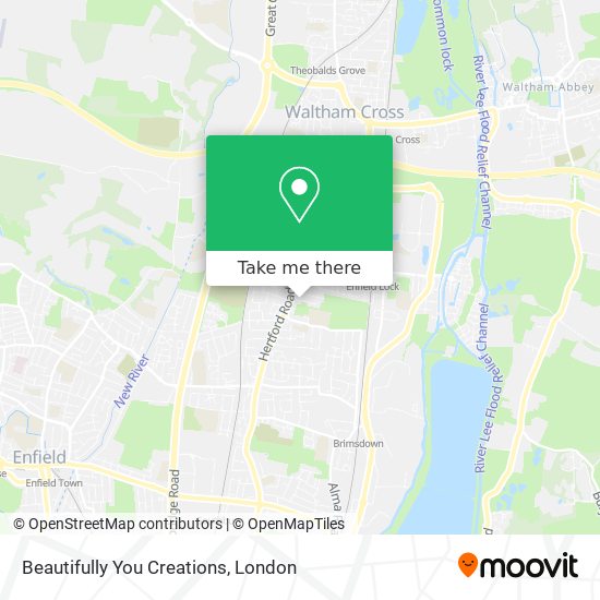 Beautifully You Creations map