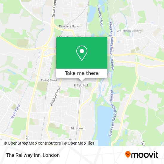 The Railway Inn map