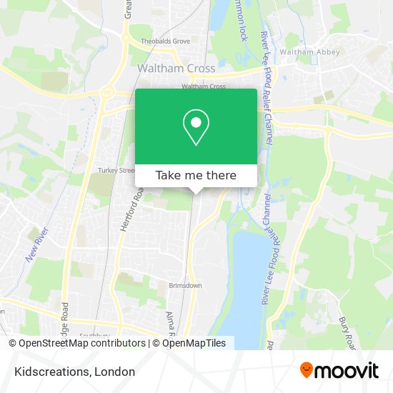 Kidscreations map