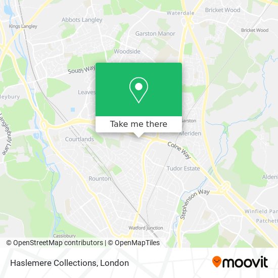 Haslemere Collections map