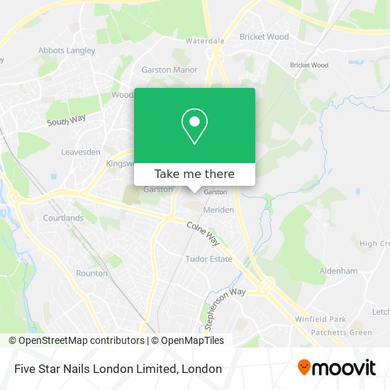 Five Star Nails London Limited map