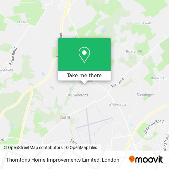 Thorntons Home Improvements Limited map