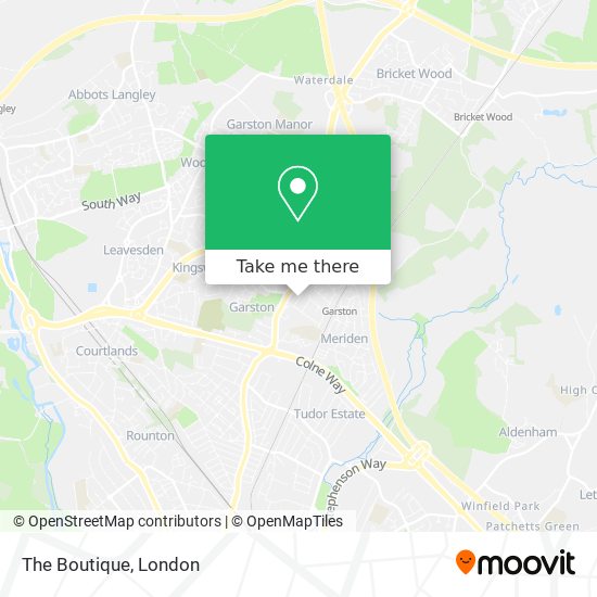 The Boutique map