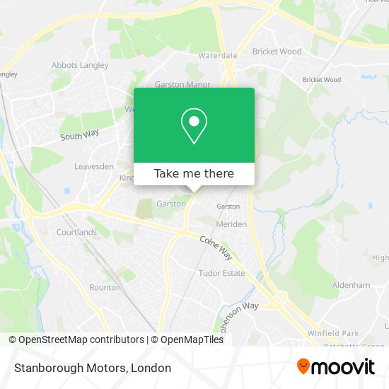 Stanborough Motors map