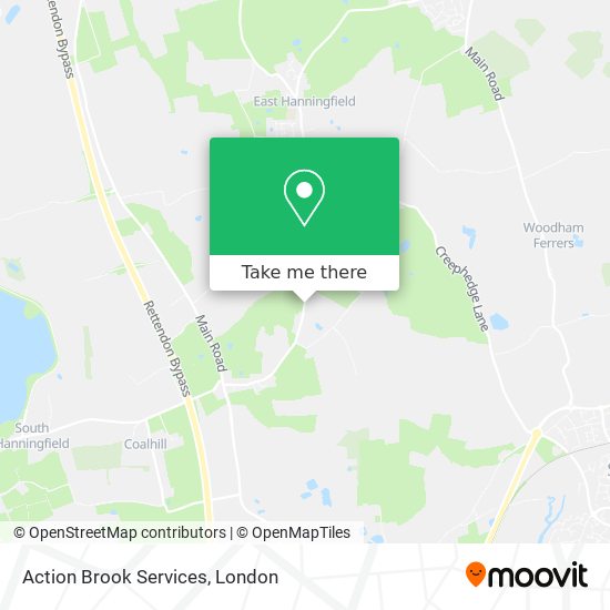 Action Brook Services map