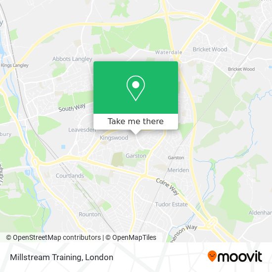 Millstream Training map