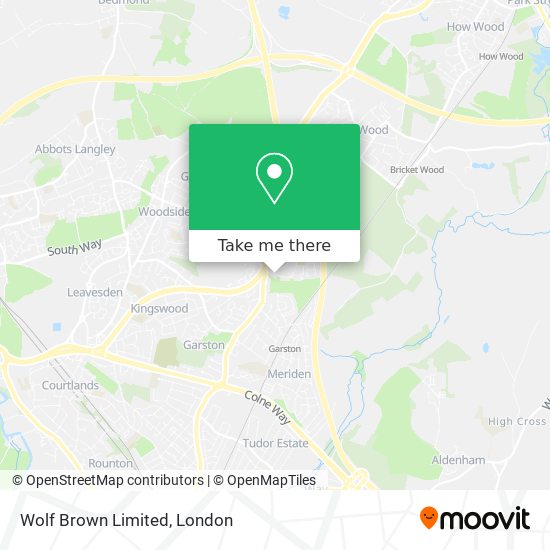 Wolf Brown Limited map