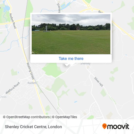 Shenley Cricket Centre map
