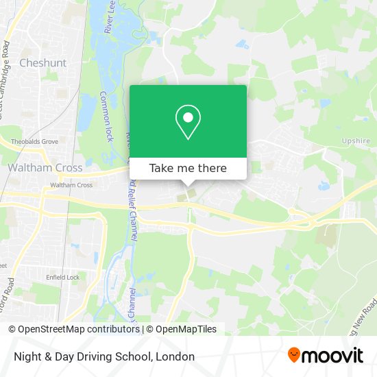 Night & Day Driving School map