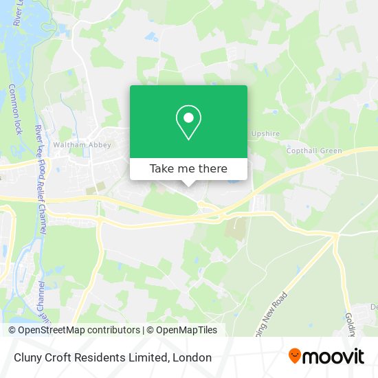 Cluny Croft Residents Limited map