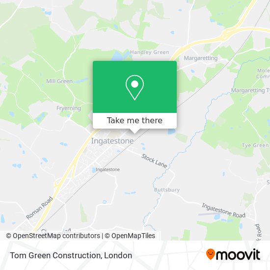 Tom Green Construction map