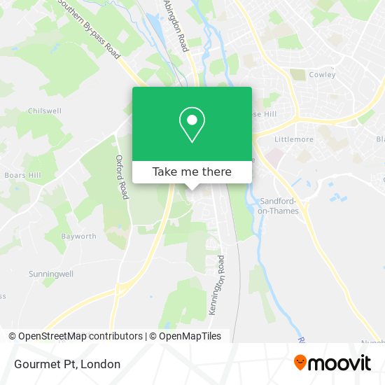 Gourmet Pt map