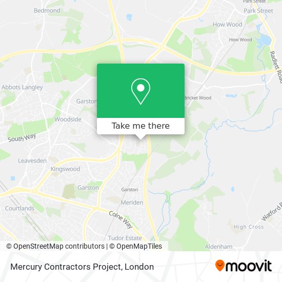 Mercury Contractors Project map