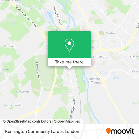Kennington Community Larder map
