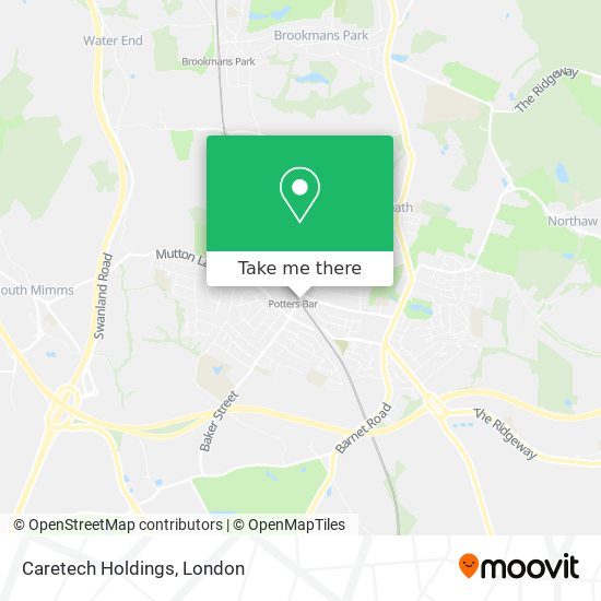 Caretech Holdings map