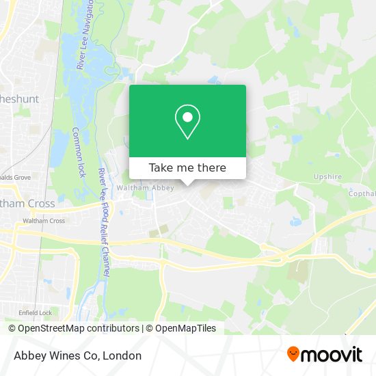 Abbey Wines Co map