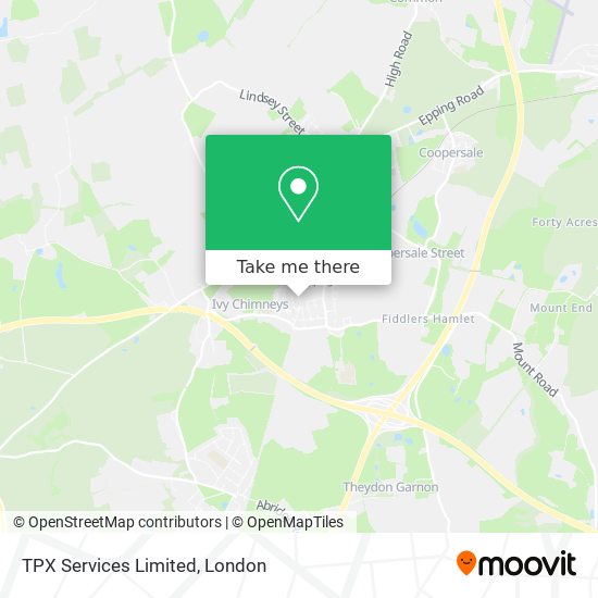 TPX Services Limited map