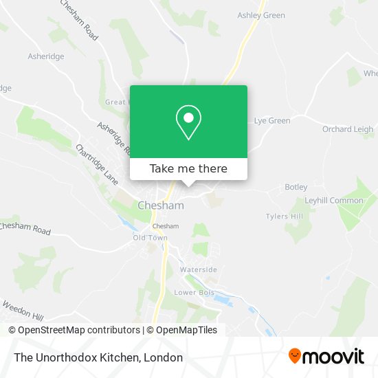 The Unorthodox Kitchen map