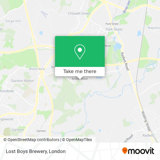 Lost Boys Brewery map
