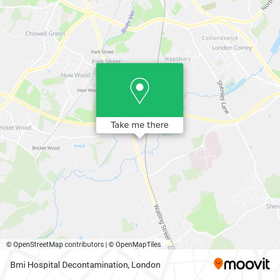 Bmi Hospital Decontamination map