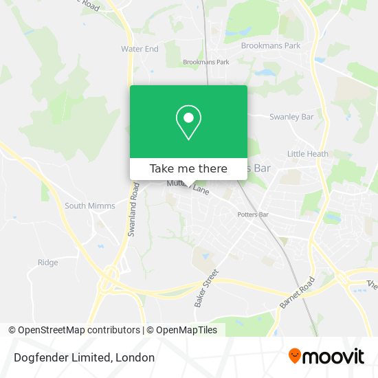 Dogfender Limited map