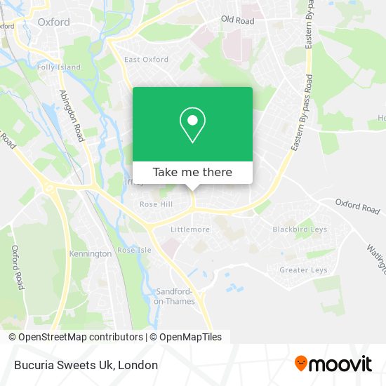 Bucuria Sweets Uk map