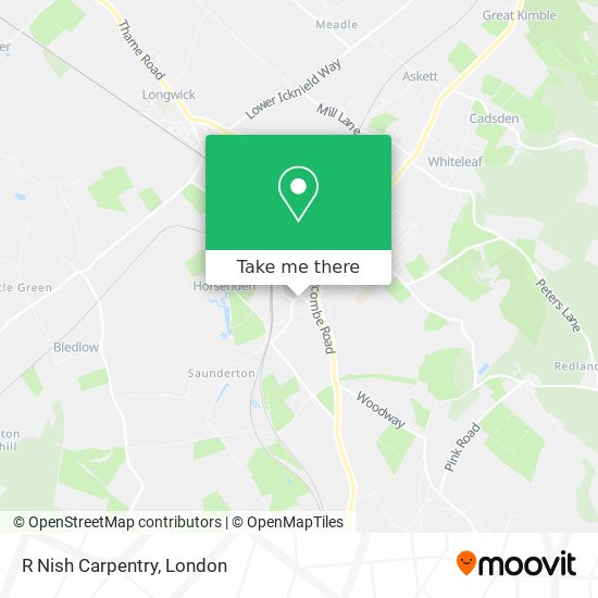 R Nish Carpentry map