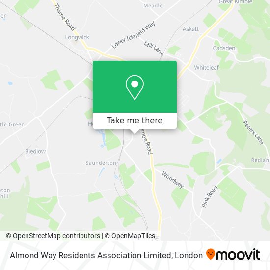 Almond Way Residents Association Limited map
