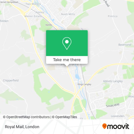 Royal Mail map