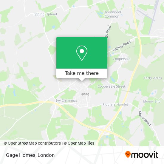 Gage Homes map